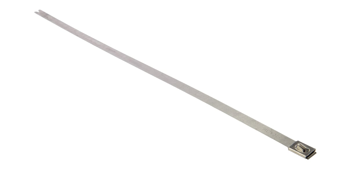Product image for Self locking s/steel cable tie,7.9x362mm