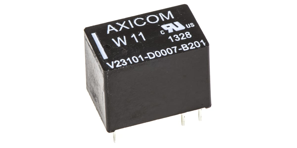 Product image for SPDT asym signalswitching relay,1A 24Vdc