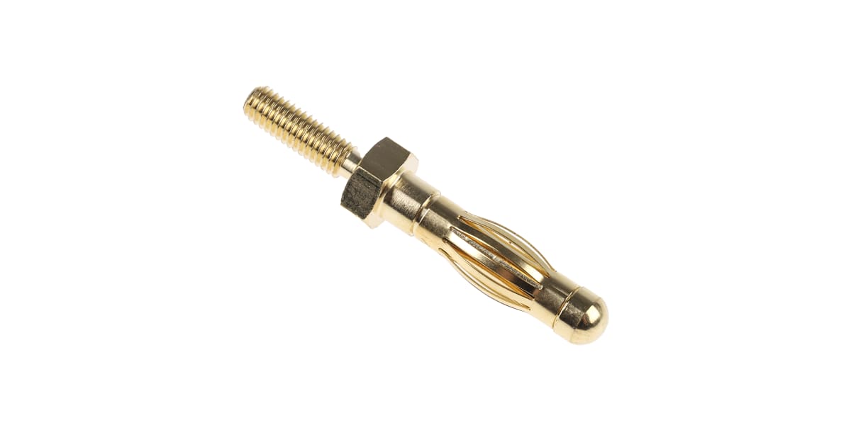 Product image for Multilam uninsulated plug w/M3 stud,4mm