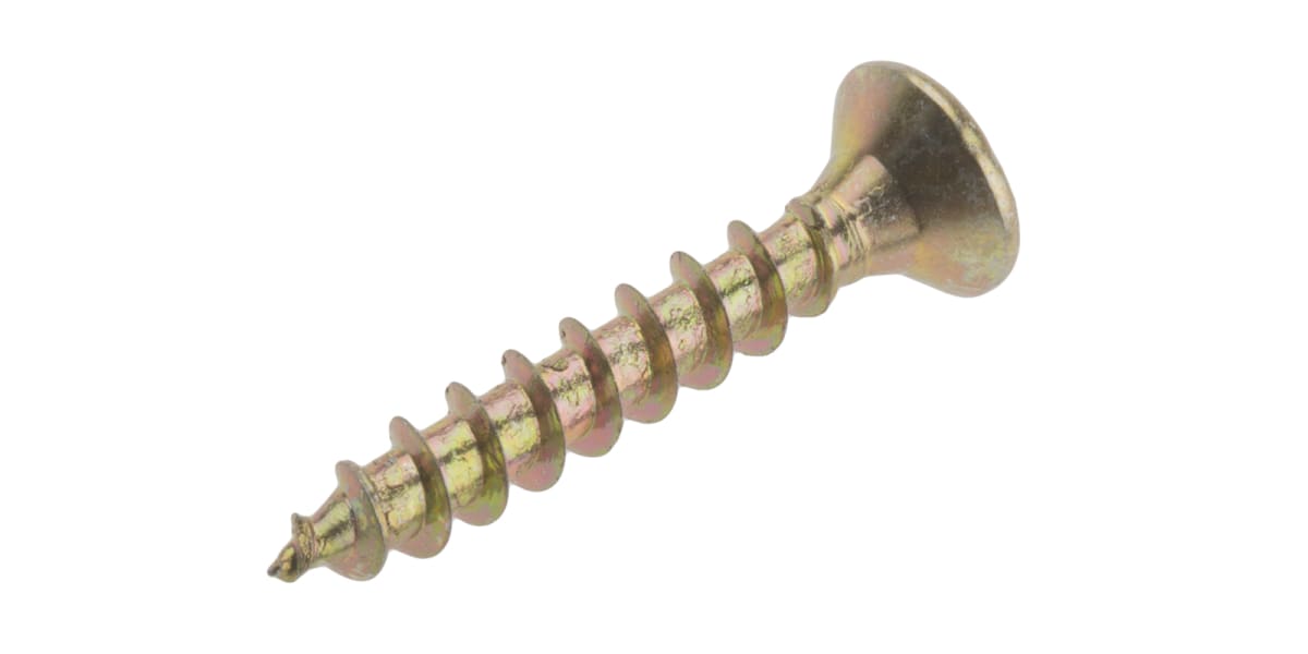 Product image for Cross csk head chipboard screw,4x25mm