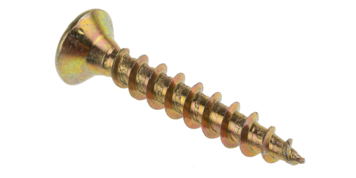 Product image for Cross csk head chipboard screw,6x40mm