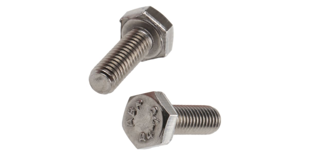 Product image for A4 s/steel hexagon set screw,M4x12mm
