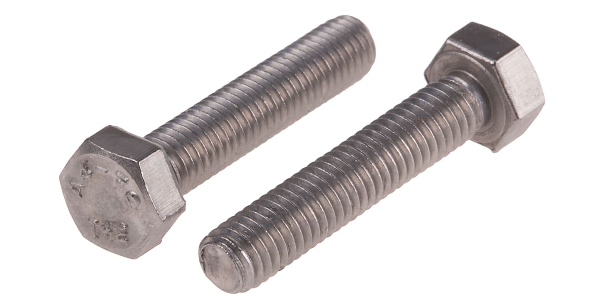 Product image for A4 s/steel hexagon set screw,M5x25mm