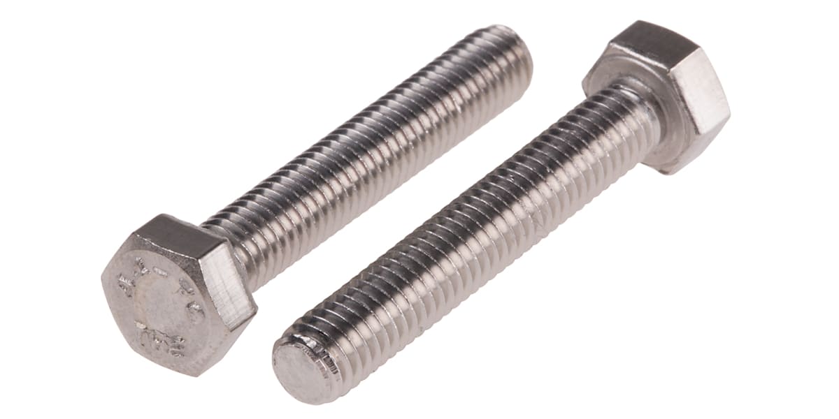 Product image for A4 s/steel hexagon set screw,M5x30mm