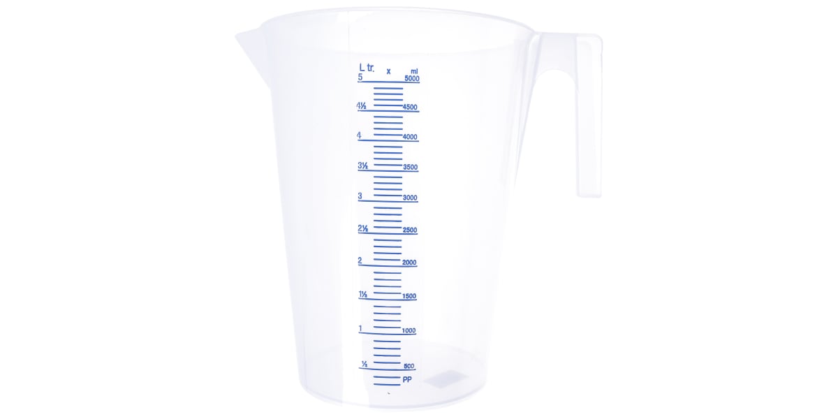 Product image for Polypropylene measuring jug,5l