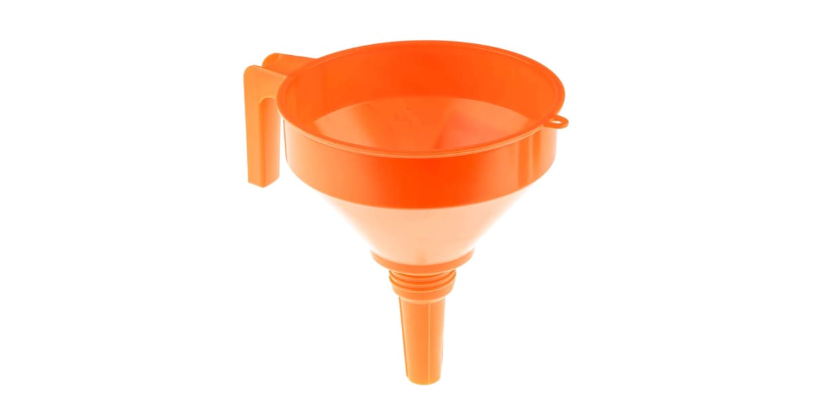 Product image for Straight straining funnel w/handle,180mm