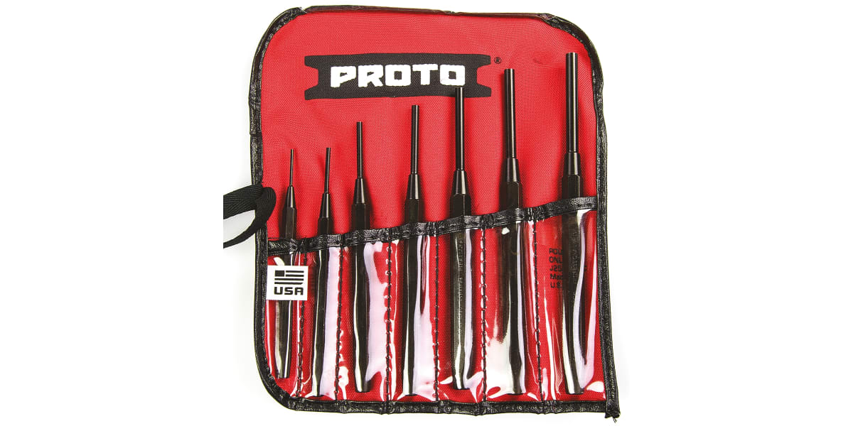 Product image for 7 piece pin punch set