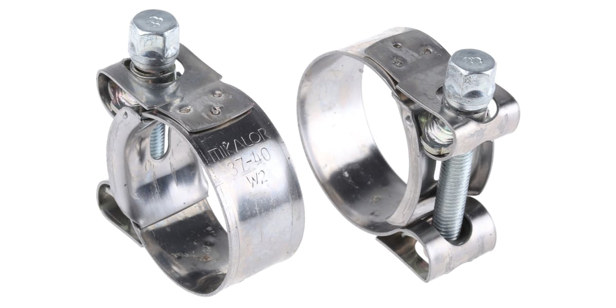 Product image for Wide band hose bolt clamp,37-40mm dia