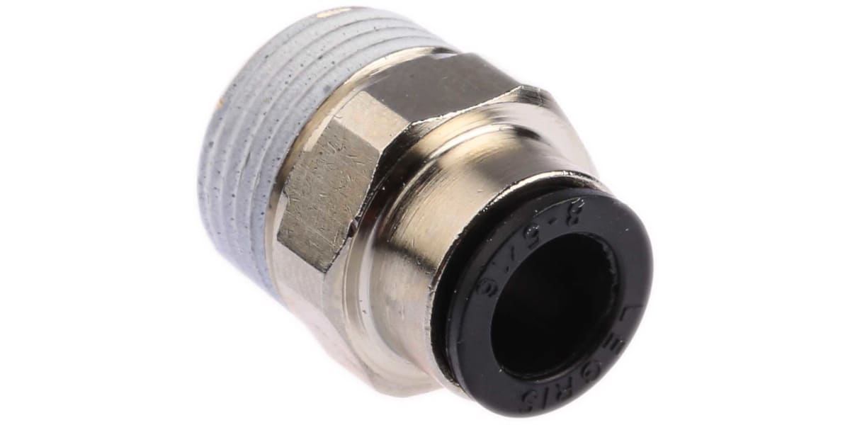 Product image for Male taper straight adaptor,R3/8x8mm