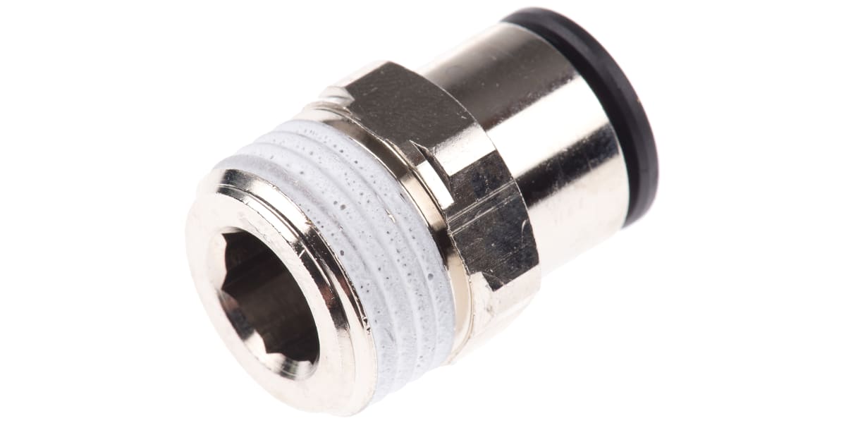 Product image for Male taper straight adaptor,R1/2x12mm