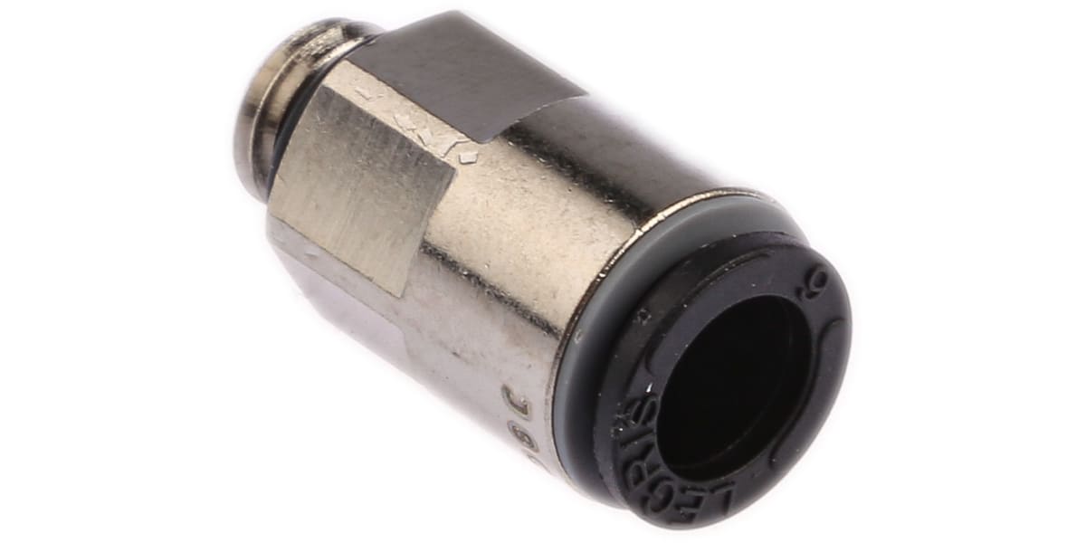 Product image for Male parallel straight adaptor,M7x6mm