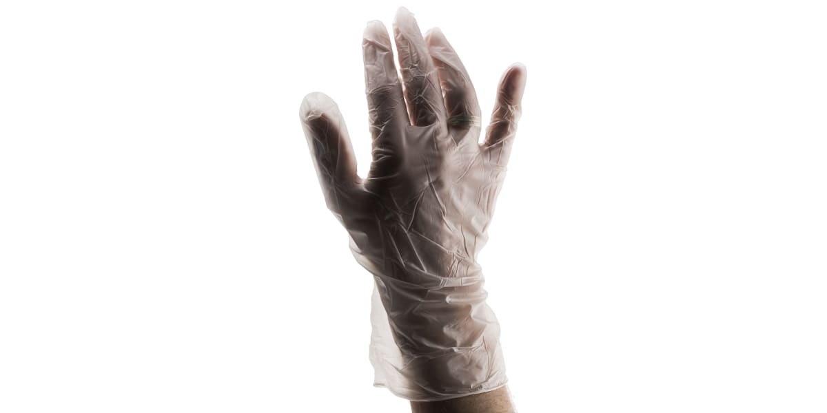 Product image for Large disposable co-polymer gloves