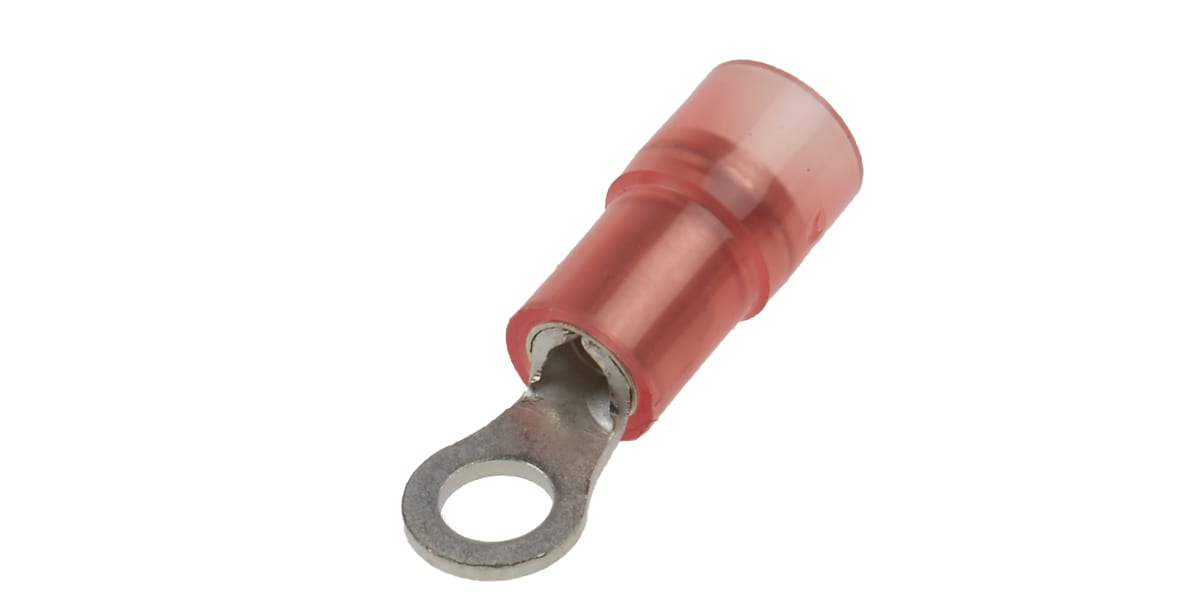 Product image for Red M3 insul ring terminal,0.5-1.5sq.mm