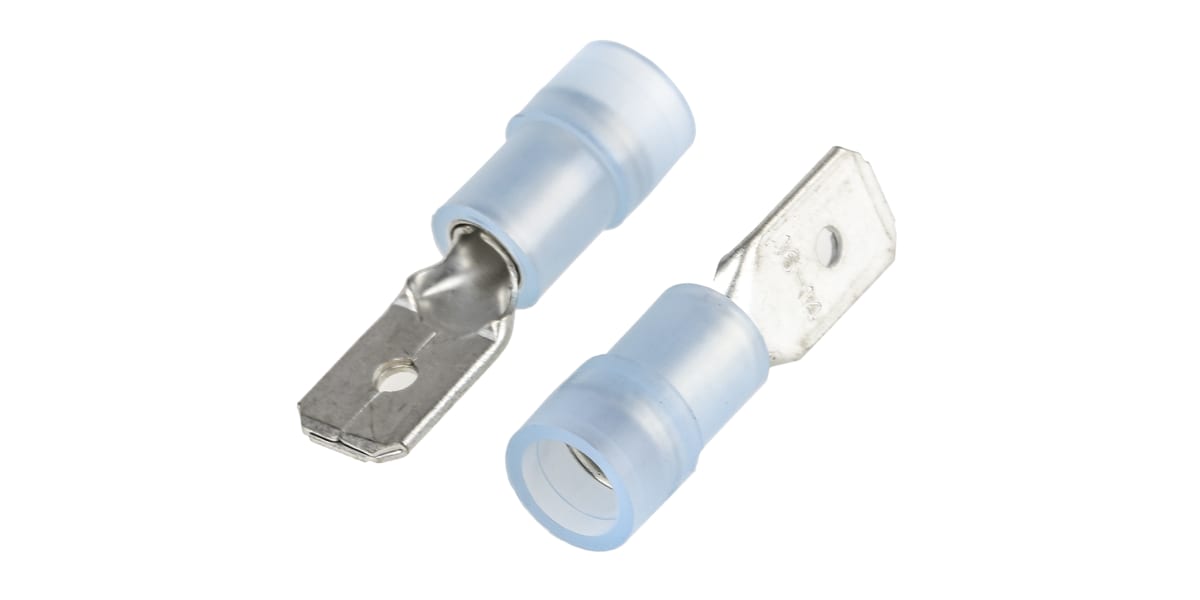 Product image for Blue insul male receptacle,6.3Wx0.8Lmm