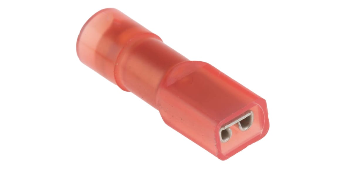 Product image for Red shroud receptacle,2.8Wx0.5Tmm