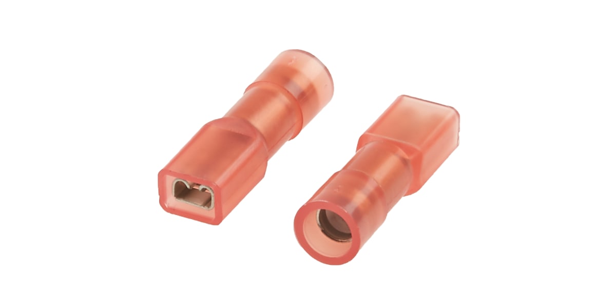 Product image for Red shroud receptacle,2.8Wx0.8Tmm