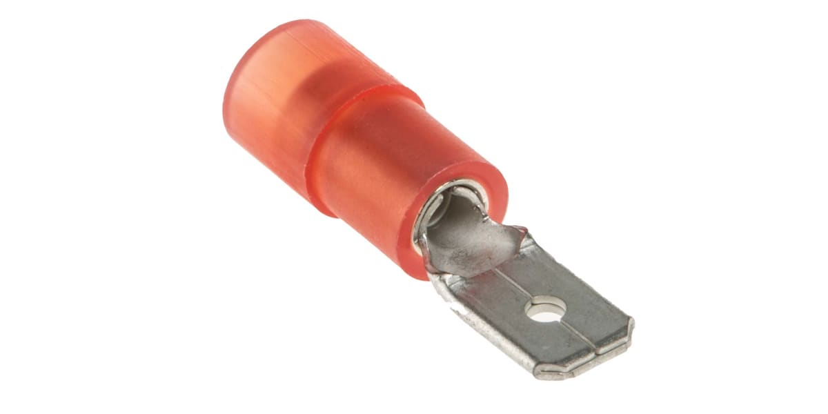 Product image for Red insul male receptacle,4.8Wx0.8Tmm
