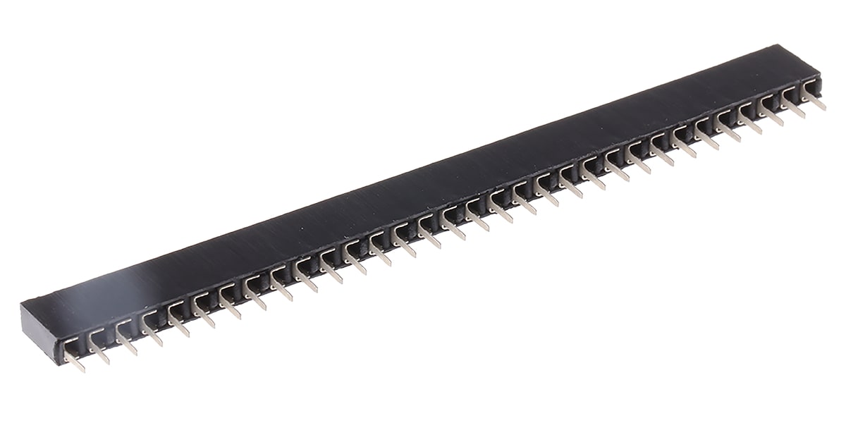 3 Way PCB Socket Strips SIL Turned Pin Pack 5 3 Way PCB Socket Strips SIL Turned Pin Pack 5
