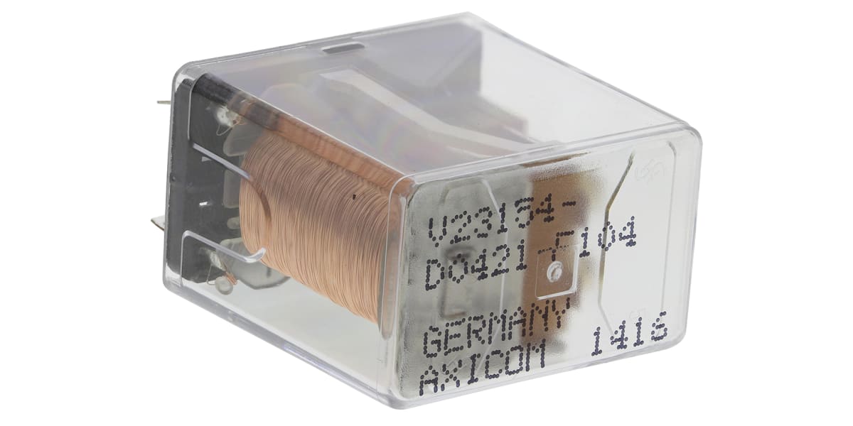 Product image for DPDT heavy duty cradle relay,24Vdc