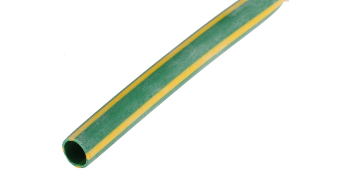 Product image for Yellow/green flame retardant tube,4.8mm