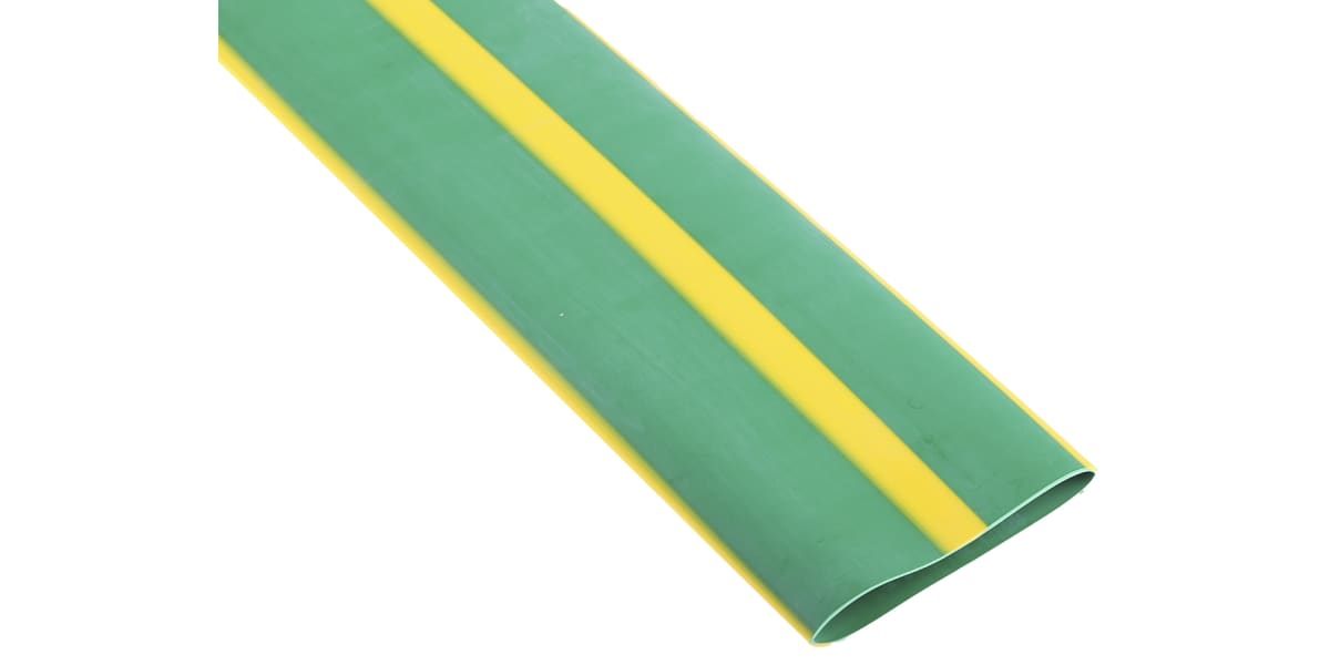 Product image for Yellow/green flame retardant tube,38.1mm