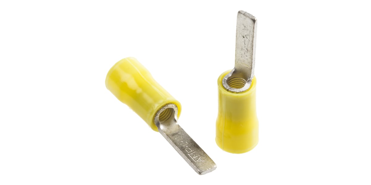 Product image for Blade terminal,PlastiGrip,yellow12-10AWG