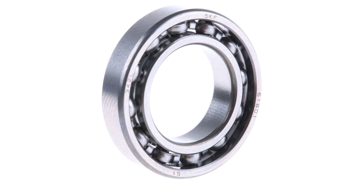 Product image for Single row radial ball bearing,12mm ID