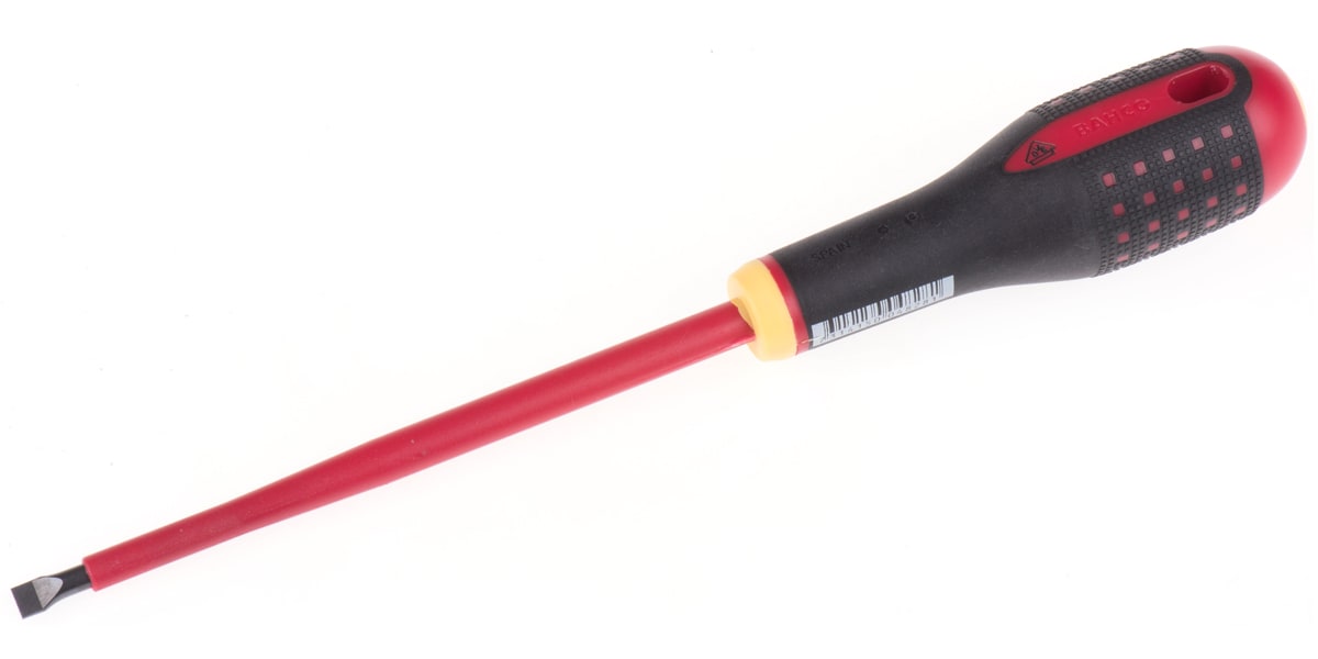 Product image for Slotted ergonomic screwdriver,150x6.5mm