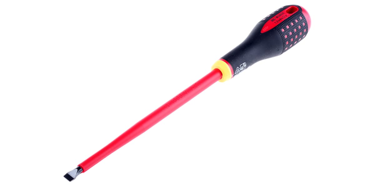 Product image for SLOTTED ERGONOMIC SCREWDRIVER,175X8MM