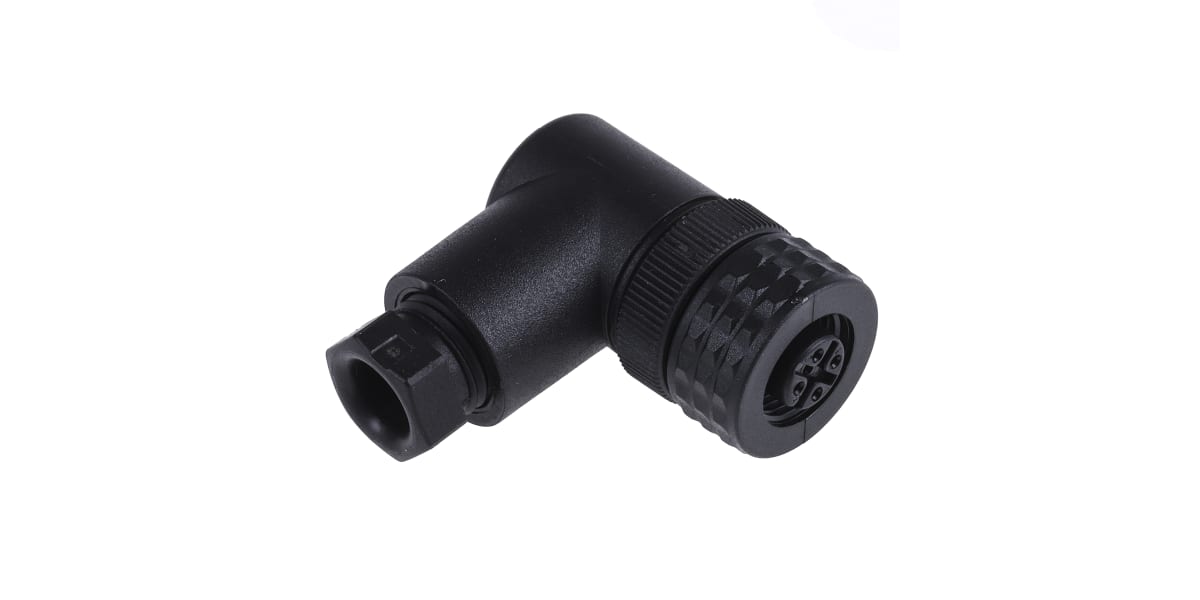 Product image for Hirschmann E Series M12 Female Cable Mount Connector, 4 contacts Socket