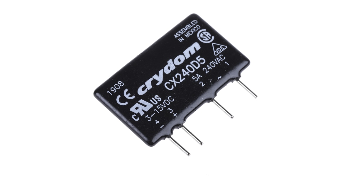 Product image for SIL SOLID STATE RELAY,5A 3-15VDC 240VAC