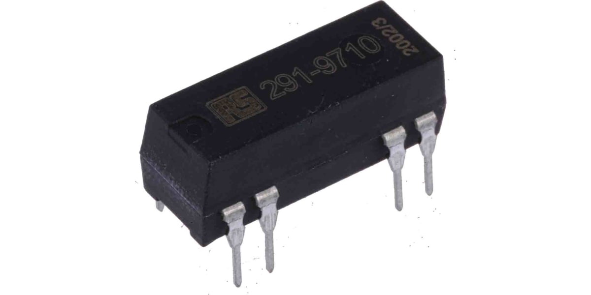 Product image for SPNO reed relay,1A 5Vdc coil