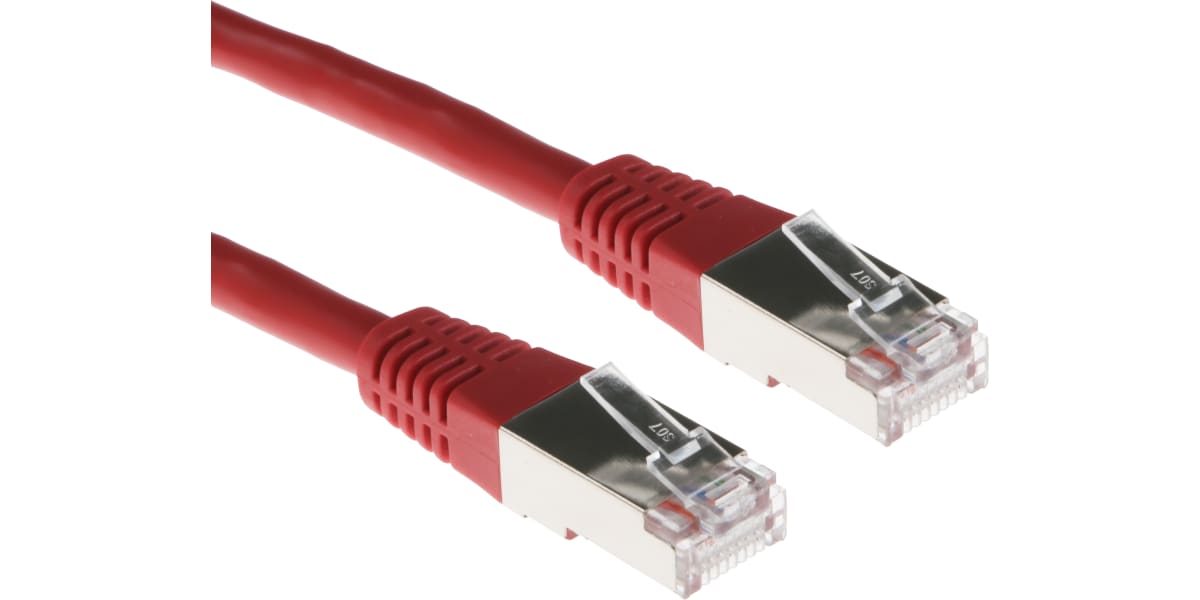 Product image for RJ45 RED PATCH LEADS FTP