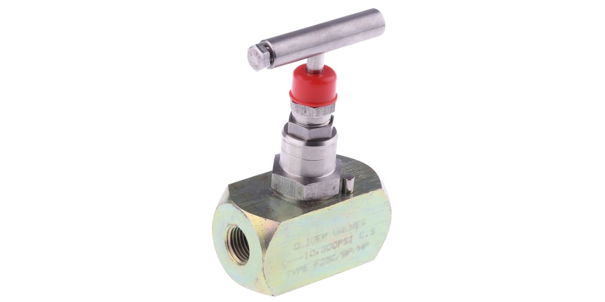 Product image for 1/4in BSP highpress isolator needlevalve