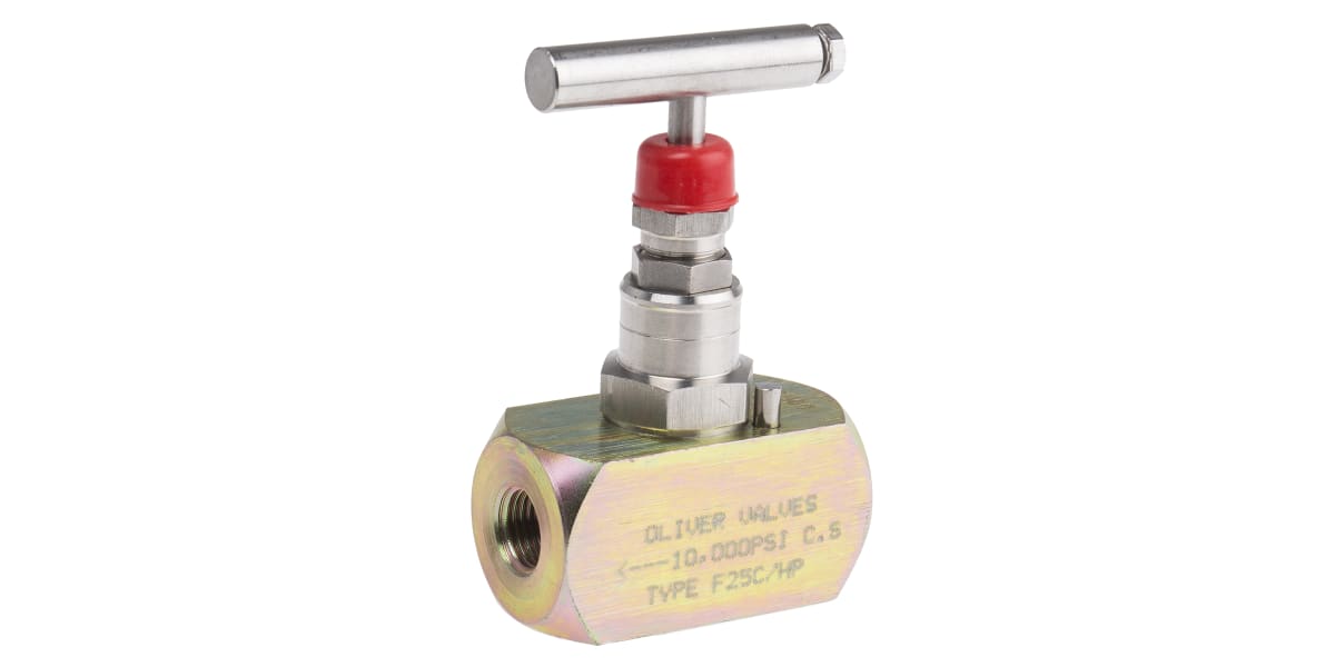 Product image for 1/4in NPT highpress isolator needlevalve