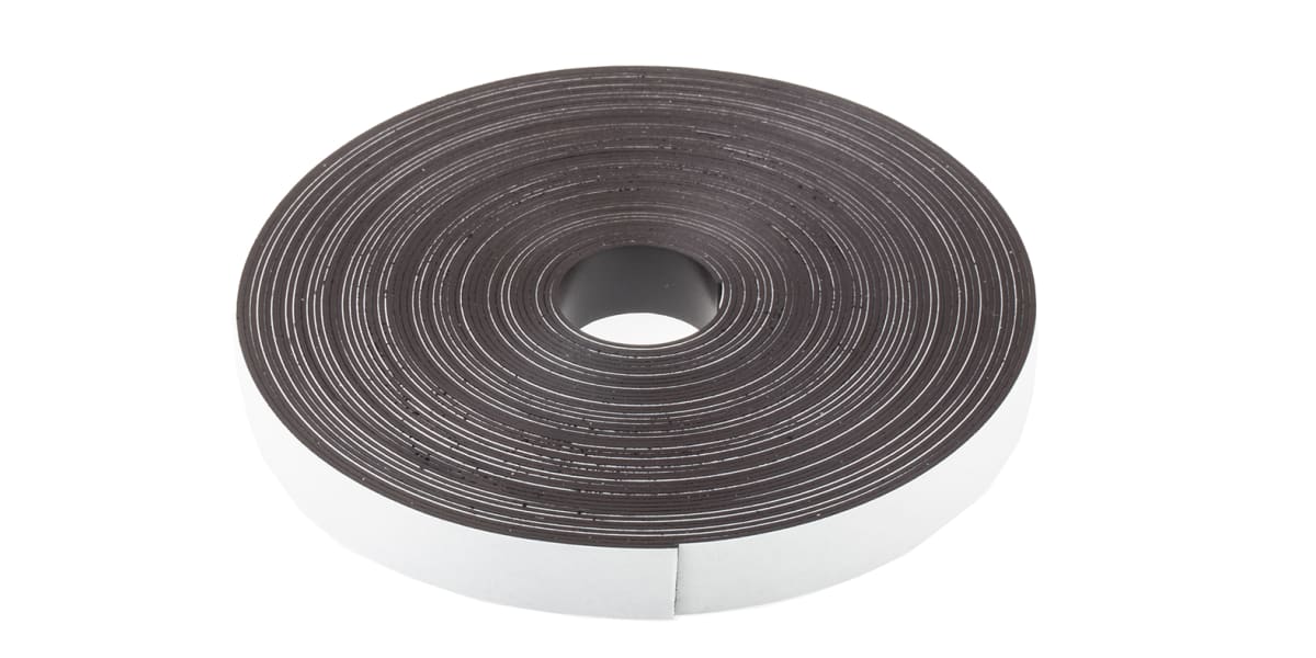 Product image for 10m Magnetic Tape, Adhesive Back, 0.75mm Thickness