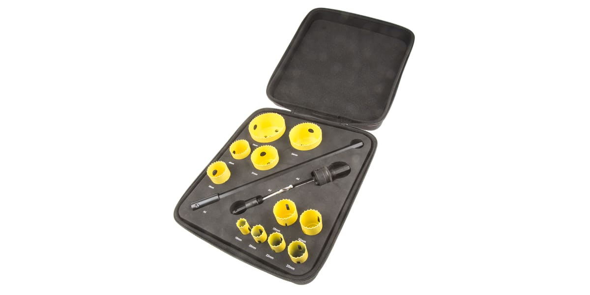 Product image for Starrett HSS 16 → 76mm Hole Saw Set