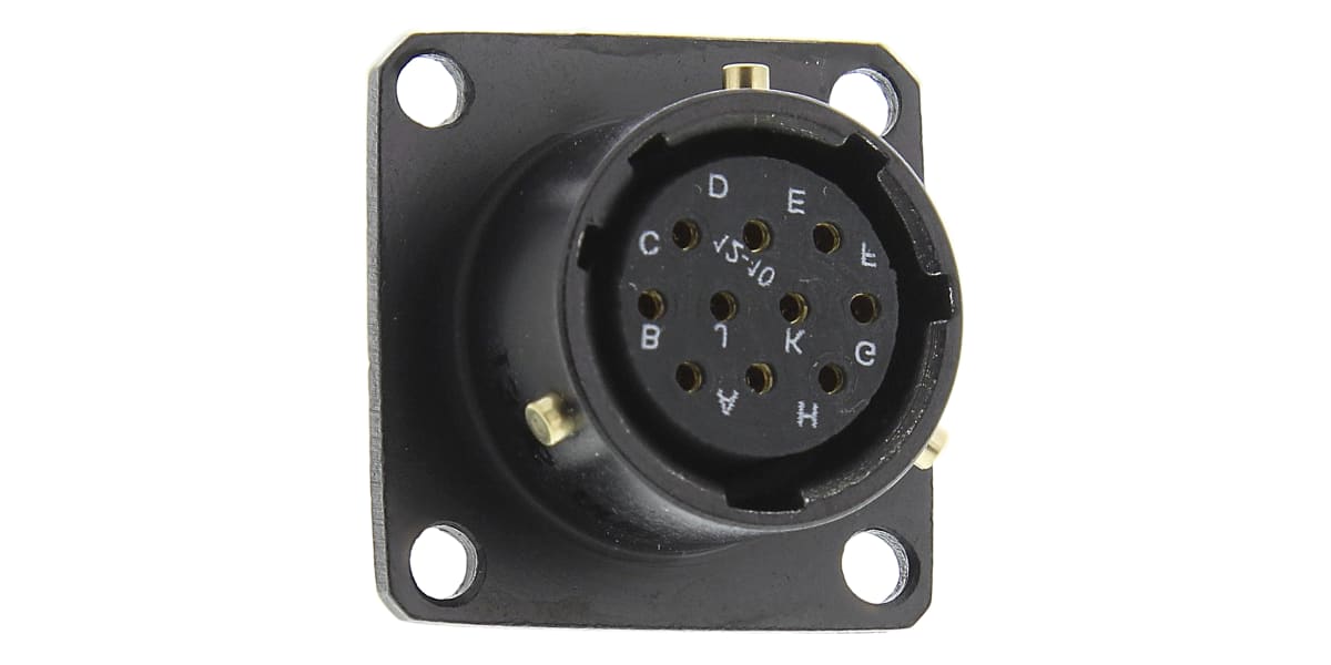 Product image for BZLC 10 way chassis mount socket,5A