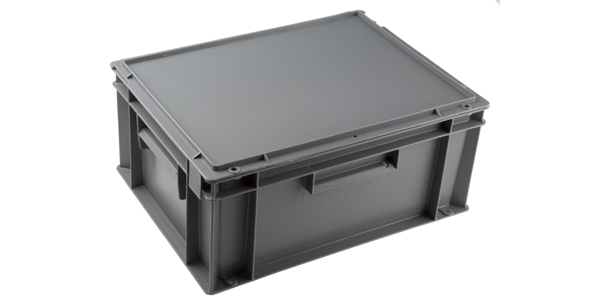 Product image for EURO STANDARD CONTAINER W/LID,15 LITRE