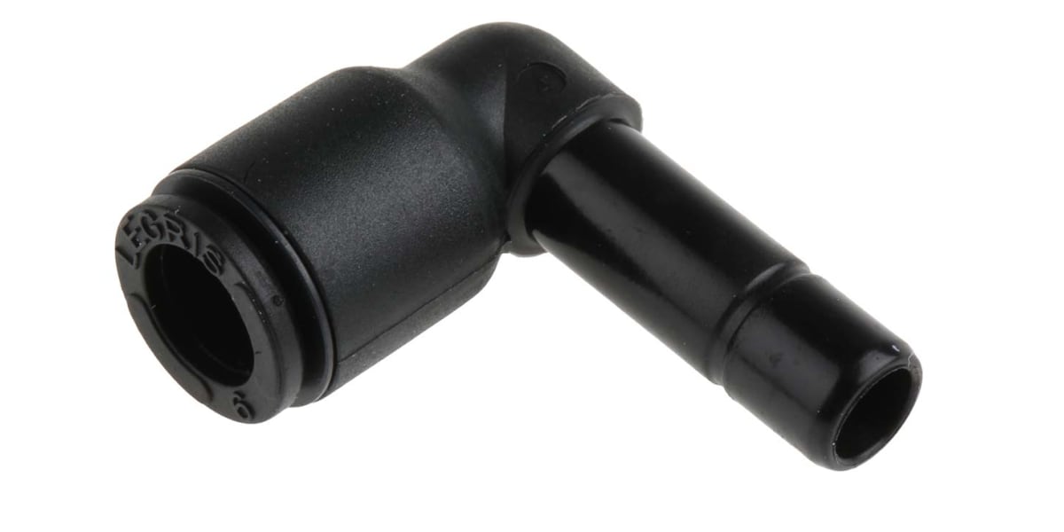 Product image for Pneumatic plug-in elbow fitting,6mm