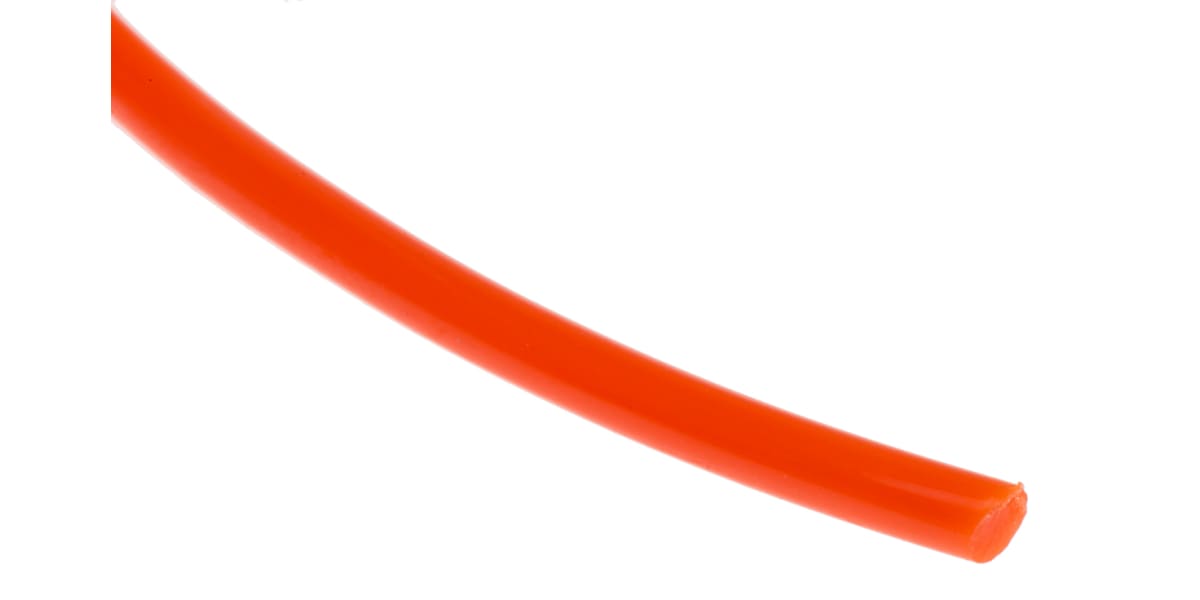 Product image for Orange polyurethane belt,5m L x 3mm dia