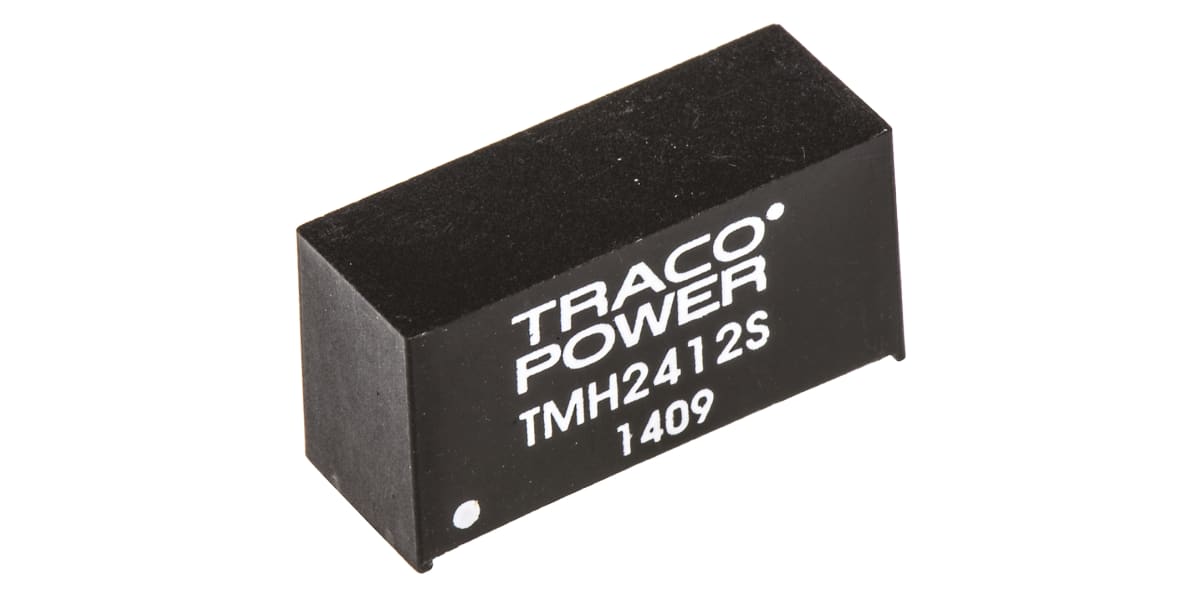 Product image for TMH2412S DC/DC, 24VIN, 12VOUT 165MA, 2W