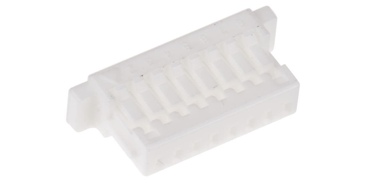 Product image for 8 WAY CRIMP TERMINAL HOUSING,1MM PITCH