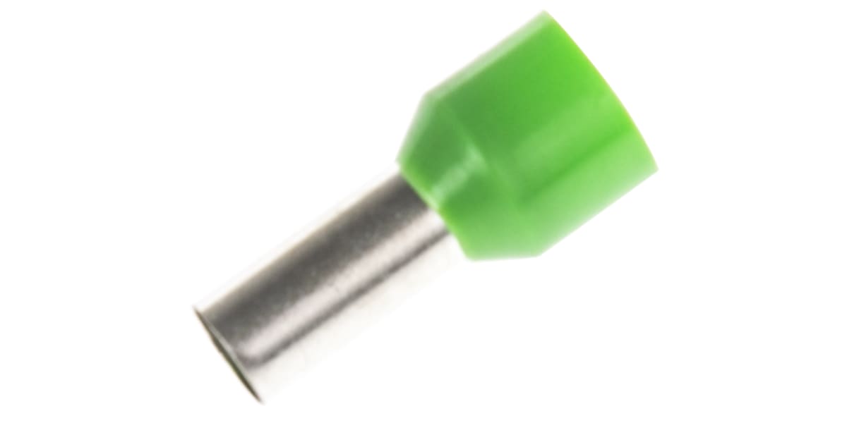 Product image for Green insulated bootlace ferrule,16sq.mm