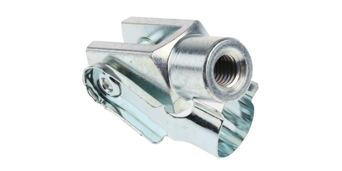 Product image for Steel short clevis,M10x1.50mm
