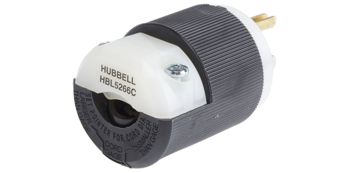 Hubbell USA Mains Connector, 15A, Cable Mount, 125 V - RS Components Vietnam