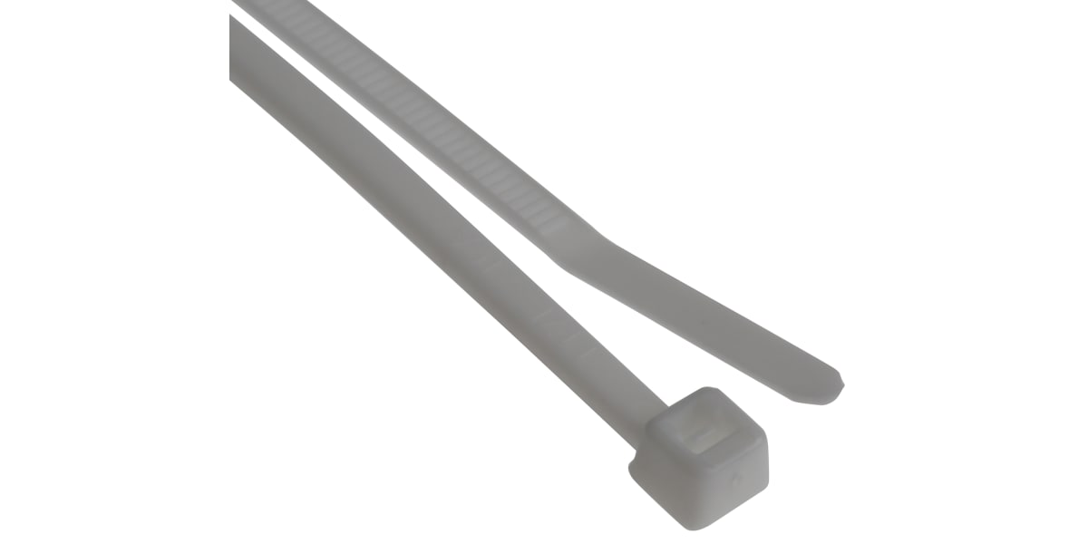 Product image for White LSZH cable tie,100x2.5mm