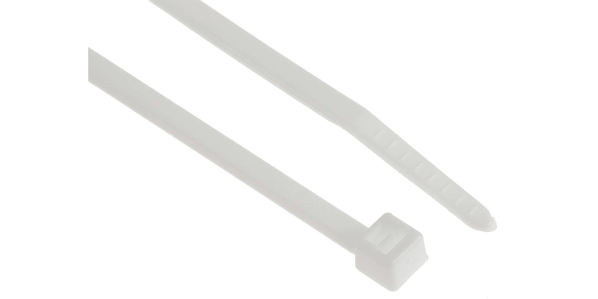 Product image for White LSZH cable tie,150x3.6mm