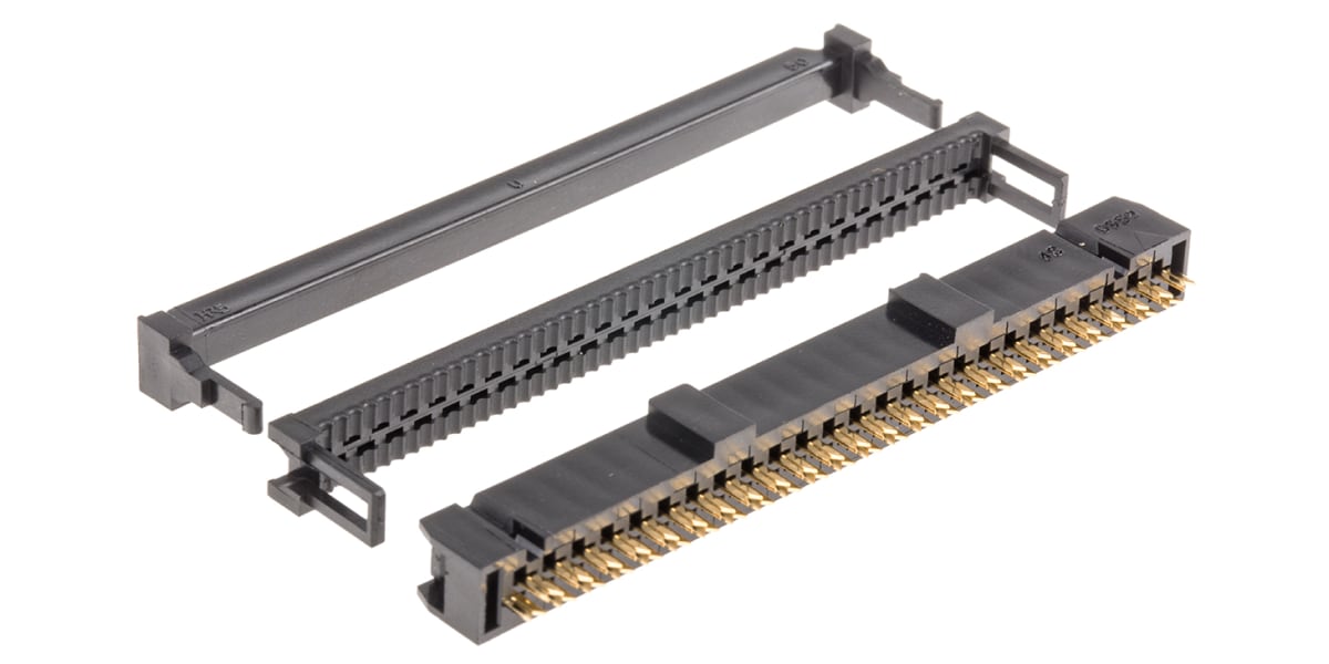 Hirose 50-Way IDC Connector Socket for Cable Mount, 2-Row - RS Components Indonesia Hirose 50-Way IDC Connector Socket for Cable Mount, 2-Row - RS Components Indonesia