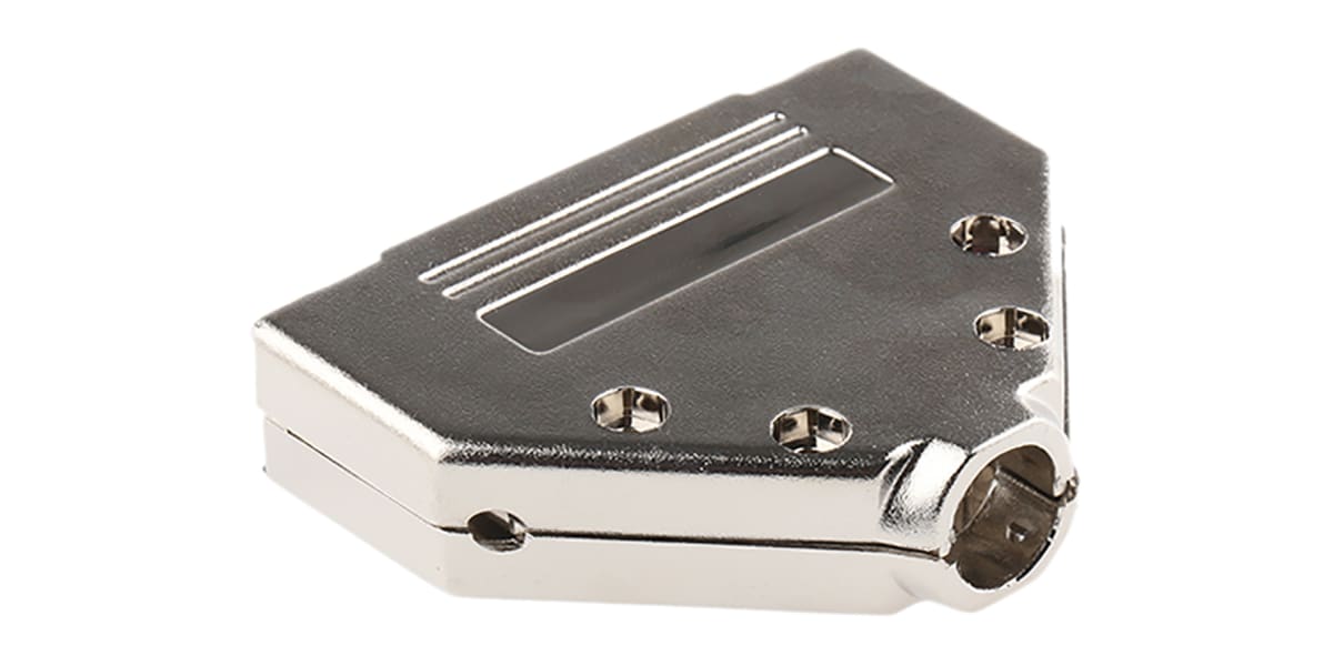 Product image for 37WAY TOP ENTRY NICKEL PLATE D BACKSHELL